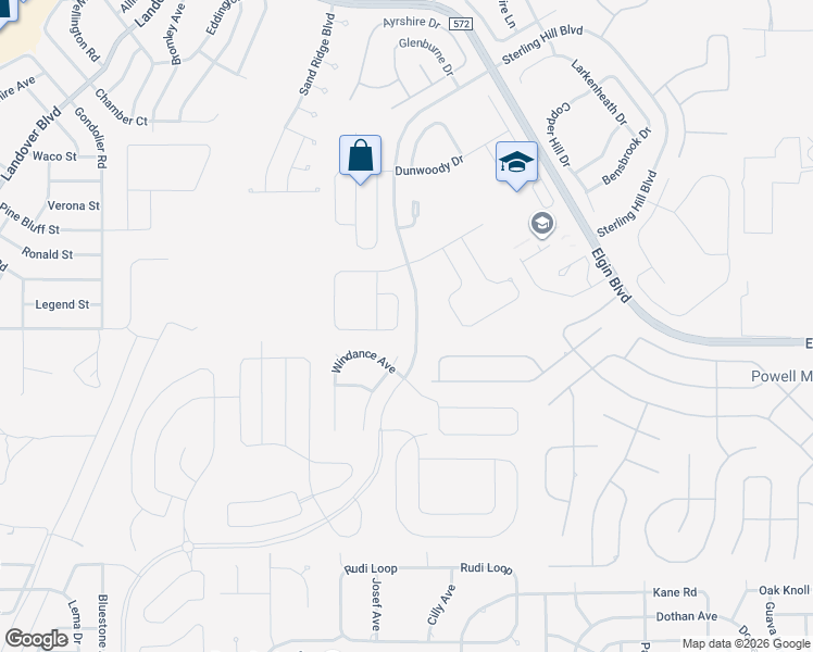 map of restaurants, bars, coffee shops, grocery stores, and more near 13107 Haverhill Drive in Spring Hill
