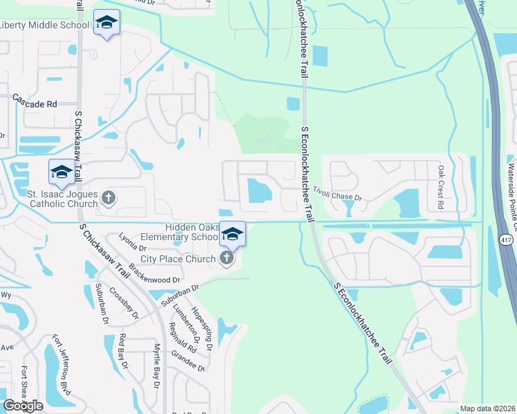 map of restaurants, bars, coffee shops, grocery stores, and more near 5007 Heartland Street in Orlando