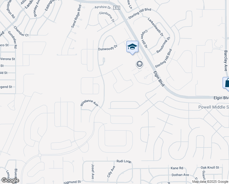 map of restaurants, bars, coffee shops, grocery stores, and more near 3904 Bramblewood Loop in Spring Hill