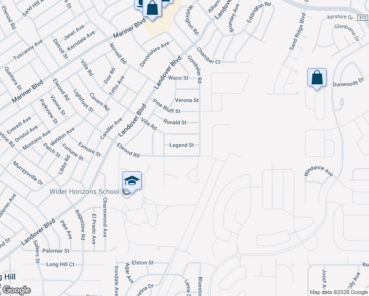 map of restaurants, bars, coffee shops, grocery stores, and more near 4234 Elwood Road in Spring Hill