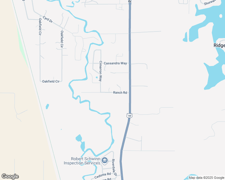 map of restaurants, bars, coffee shops, grocery stores, and more near 4258 Cimarron Way in Dade City
