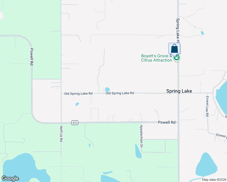 map of restaurants, bars, coffee shops, grocery stores, and more near 25975 Old Spring Lake Road in Brooksville