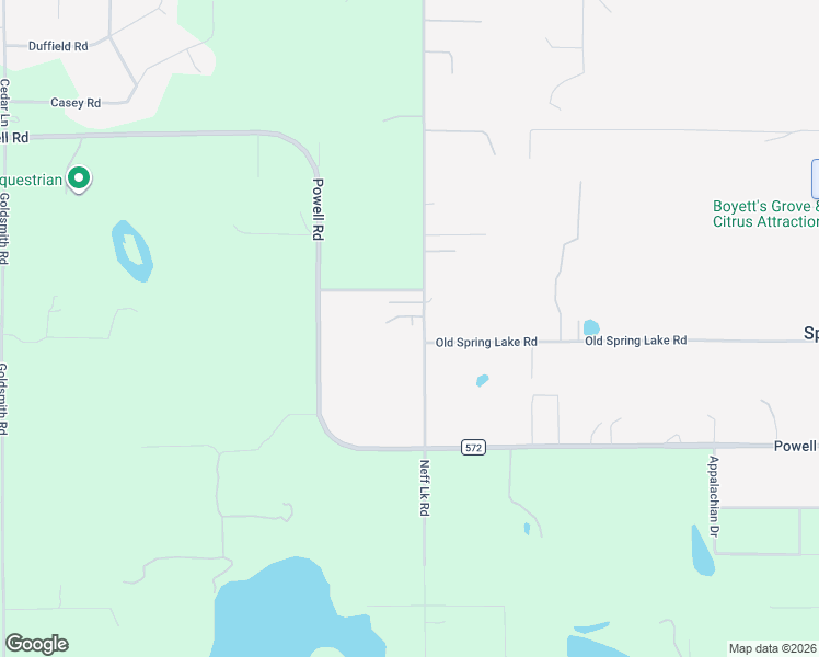 map of restaurants, bars, coffee shops, grocery stores, and more near 4221 Neff Lake Road in Brooksville
