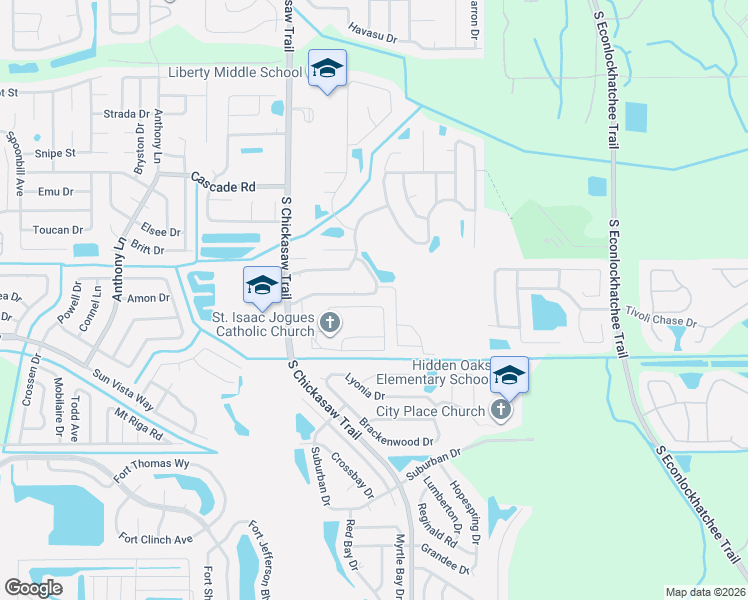 map of restaurants, bars, coffee shops, grocery stores, and more near 8660 Black Mesa Drive in Orlando