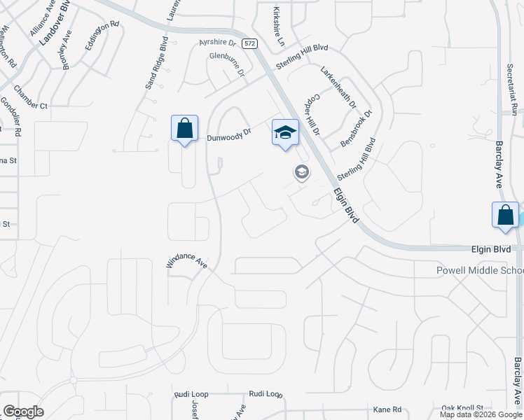 map of restaurants, bars, coffee shops, grocery stores, and more near 4193 Bramblewood Loop in Spring Hill