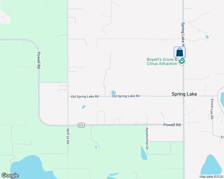 map of restaurants, bars, coffee shops, grocery stores, and more near 25975 Old Spring Lake Road in Brooksville
