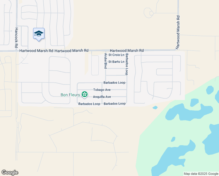 map of restaurants, bars, coffee shops, grocery stores, and more near 3096 Tobago Avenue in Clermont