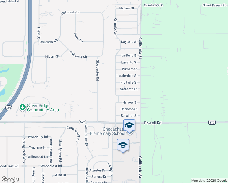 map of restaurants, bars, coffee shops, grocery stores, and more near 4313 Orlando Avenue in Brooksville