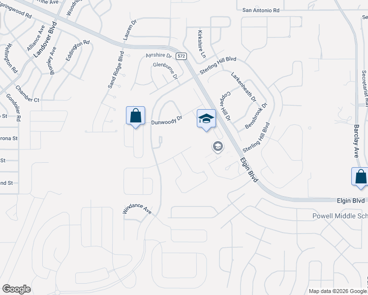 map of restaurants, bars, coffee shops, grocery stores, and more near 13754 Covey Run Place in Spring Hill