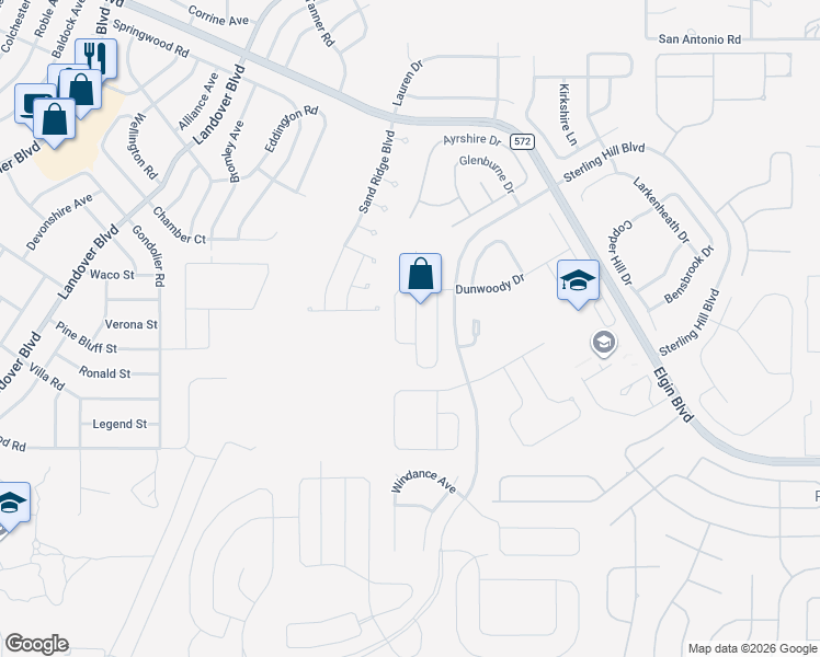 map of restaurants, bars, coffee shops, grocery stores, and more near 3616 Beaumont Loop in Spring Hill