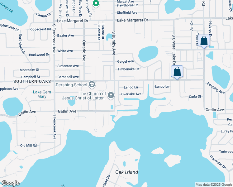 map of restaurants, bars, coffee shops, grocery stores, and more near 3916 Bayfront Parkway in Orlando