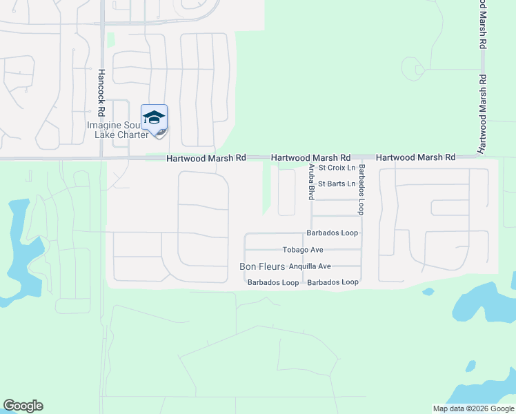 map of restaurants, bars, coffee shops, grocery stores, and more near 4721 Barbados Loop in Clermont