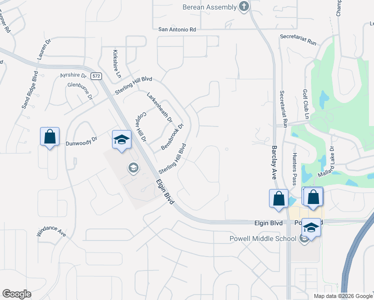 map of restaurants, bars, coffee shops, grocery stores, and more near 4454 Marsalis Court in Spring Hill