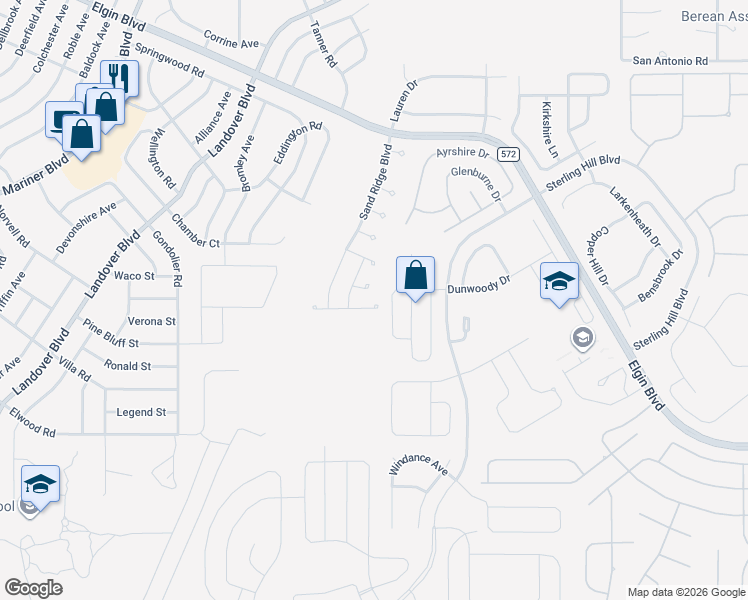 map of restaurants, bars, coffee shops, grocery stores, and more near 12943 Impatiens Street in Spring Hill