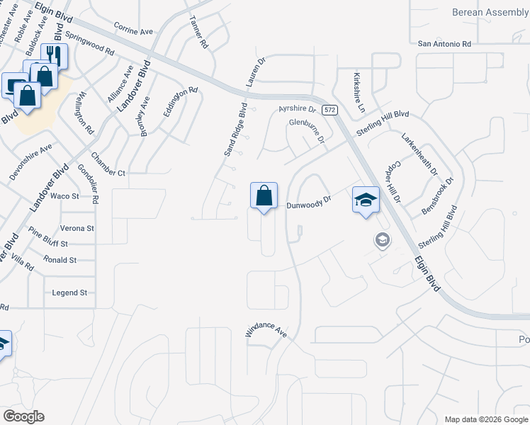 map of restaurants, bars, coffee shops, grocery stores, and more near 3549 Beaumont Loop in Spring Hill