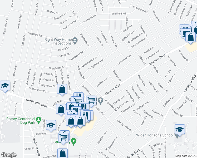 map of restaurants, bars, coffee shops, grocery stores, and more near 11194 Tuscanny Avenue in Spring Hill