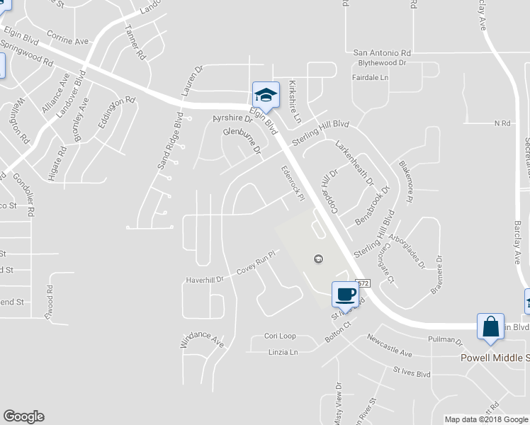 map of restaurants, bars, coffee shops, grocery stores, and more near 13644 Dunwoody Drive in Spring Hill