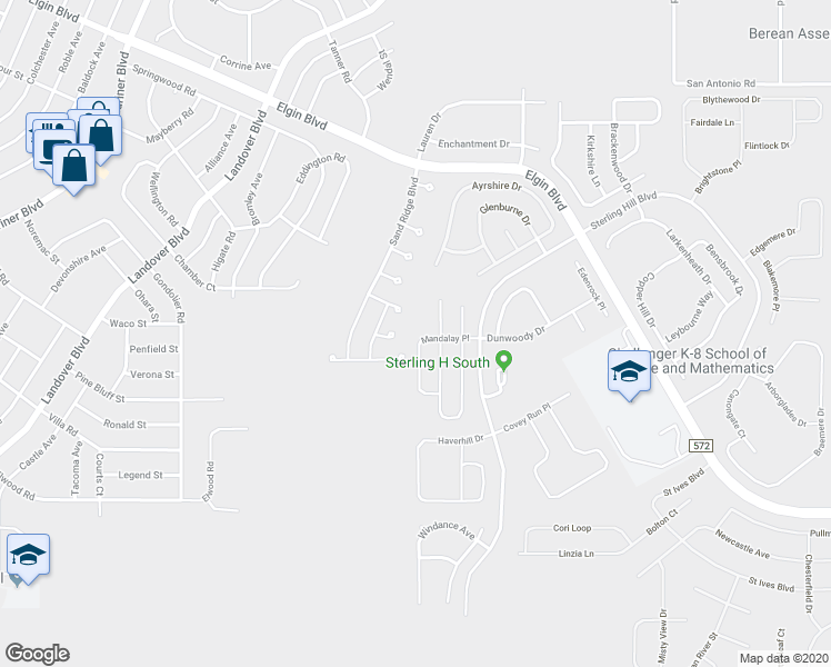map of restaurants, bars, coffee shops, grocery stores, and more near 13459 Mandalay Place in Brooksville