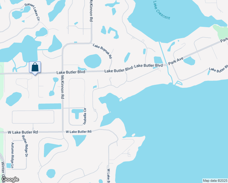 map of restaurants, bars, coffee shops, grocery stores, and more near 12488 Park Avenue in Windermere