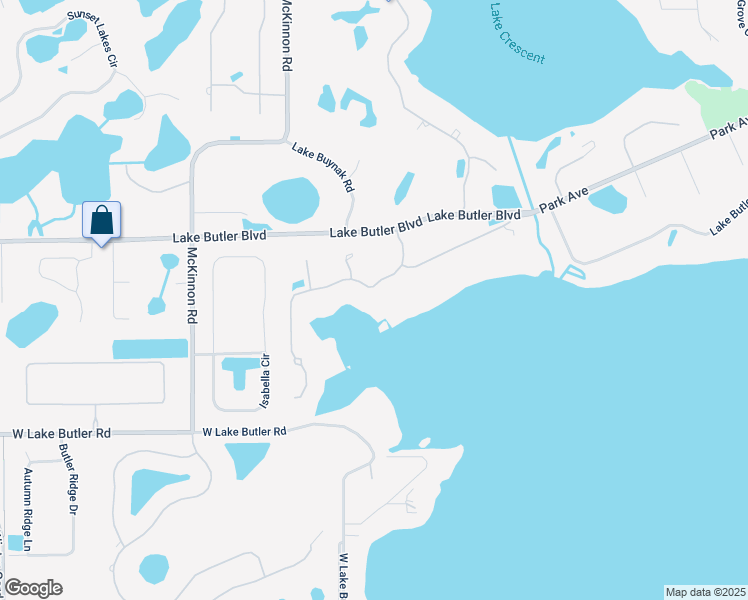 map of restaurants, bars, coffee shops, grocery stores, and more near 12488 Park Avenue in Windermere