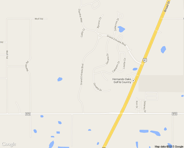 map of restaurants, bars, coffee shops, grocery stores, and more near 4347 Gevalia Drive in Brooksville