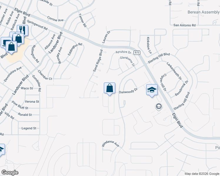 map of restaurants, bars, coffee shops, grocery stores, and more near 4330 Crosswhite Court in Spring Hill