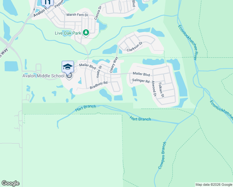 map of restaurants, bars, coffee shops, grocery stores, and more near 4312 Cleary Way in Orlando