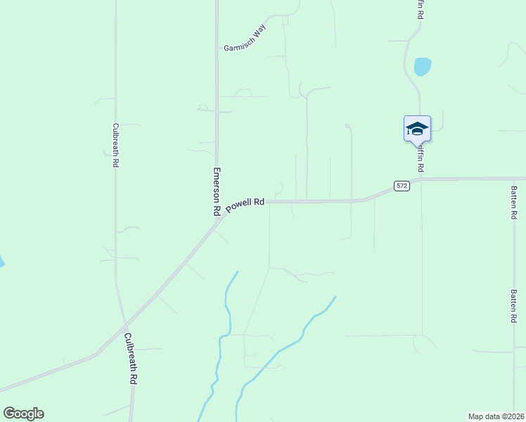 map of restaurants, bars, coffee shops, grocery stores, and more near 22192 Powell Road in Brooksville