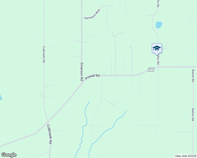map of restaurants, bars, coffee shops, grocery stores, and more near 22192 Powell Road in Brooksville