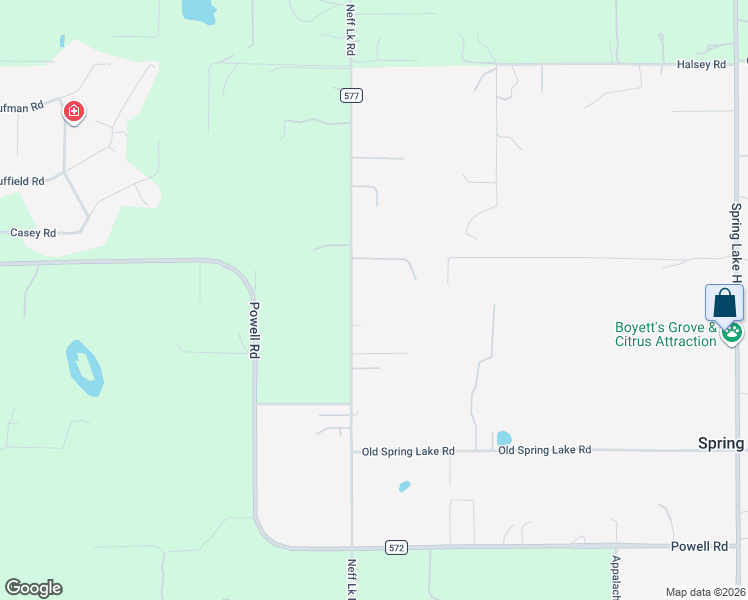 map of restaurants, bars, coffee shops, grocery stores, and more near 4330 Neff Lake Road in Brooksville