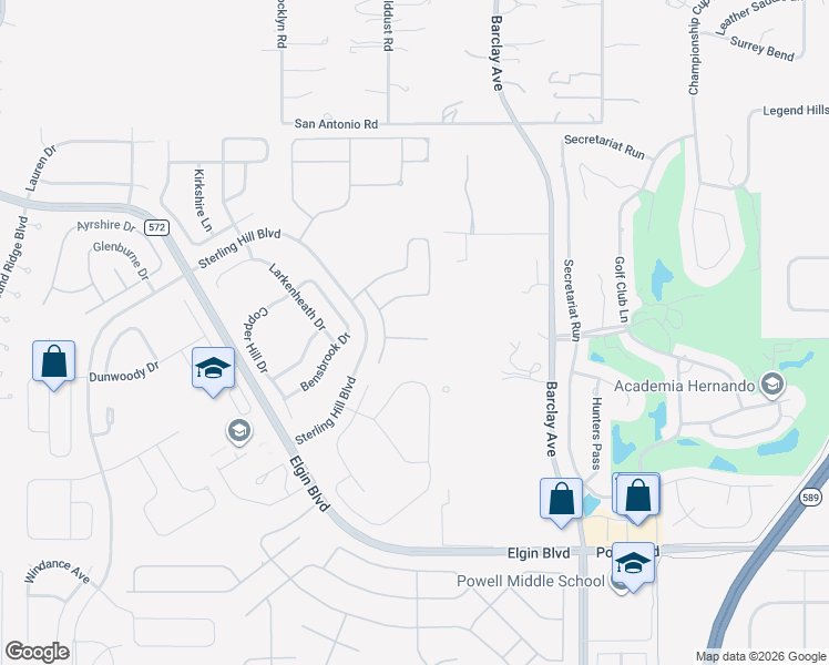 map of restaurants, bars, coffee shops, grocery stores, and more near 14933 Edgemere Drive in Spring Hill