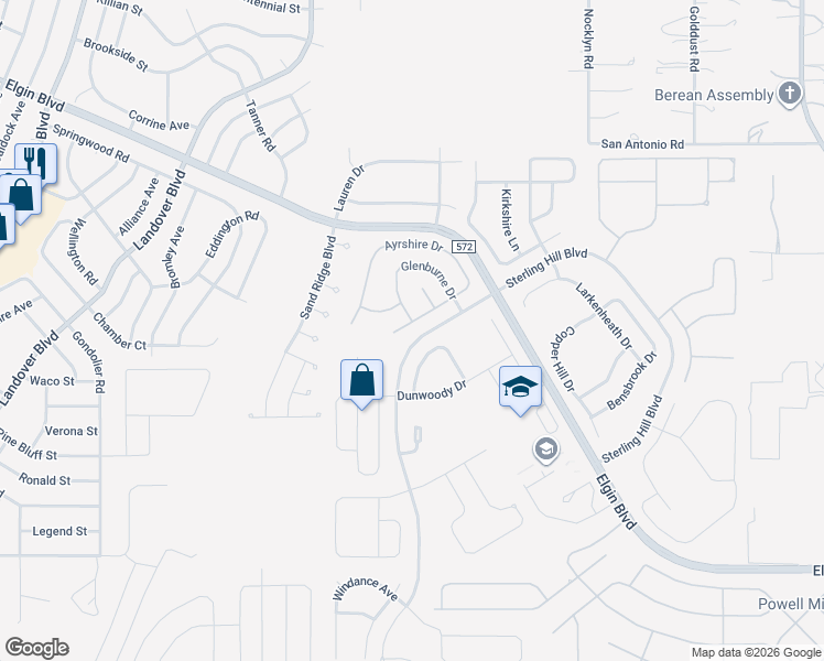 map of restaurants, bars, coffee shops, grocery stores, and more near 13362 Teaberry Lane in Spring Hill