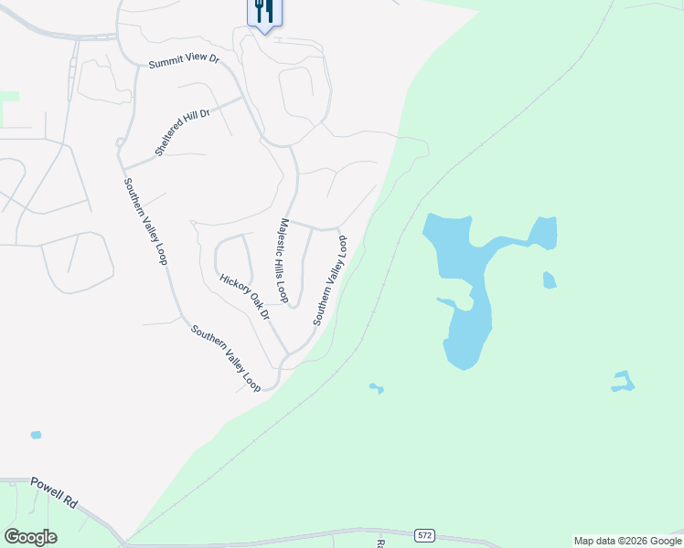 map of restaurants, bars, coffee shops, grocery stores, and more near 3985 Southern Valley Loop in Brooksville