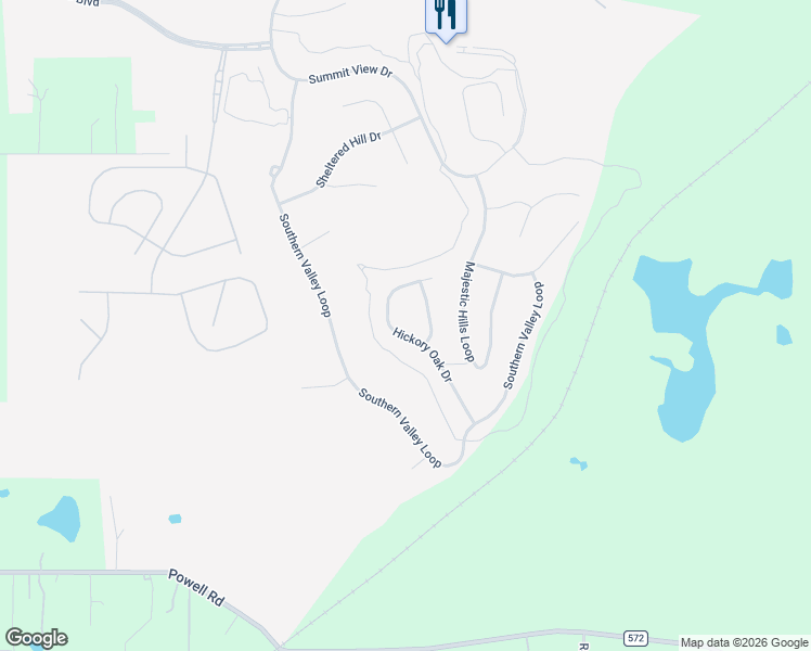 map of restaurants, bars, coffee shops, grocery stores, and more near 4748 Hickory Oak Drive in Brooksville