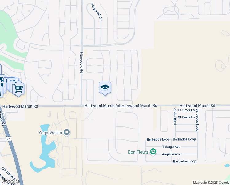 map of restaurants, bars, coffee shops, grocery stores, and more near 4200 Longbow Drive in Clermont