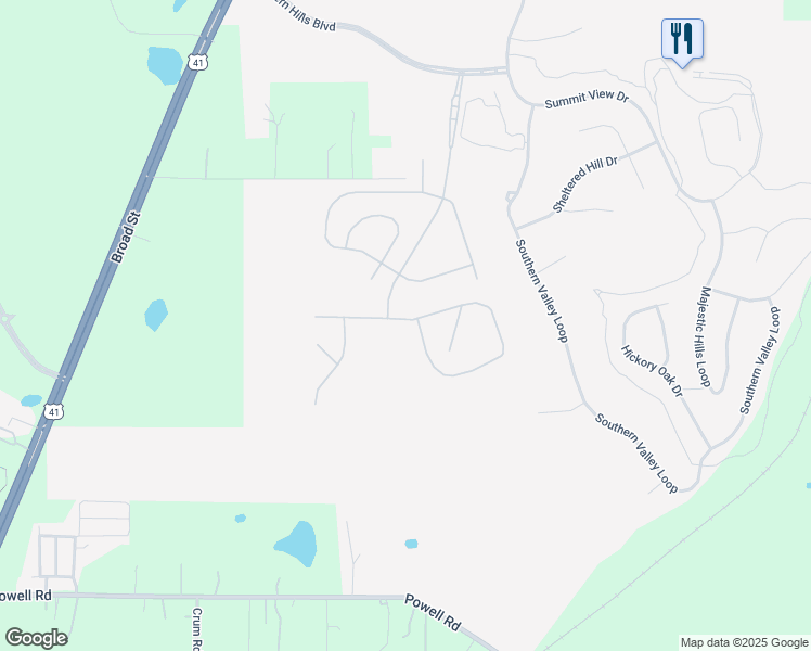 map of restaurants, bars, coffee shops, grocery stores, and more near 19362 Wicaster Lane in Brooksville
