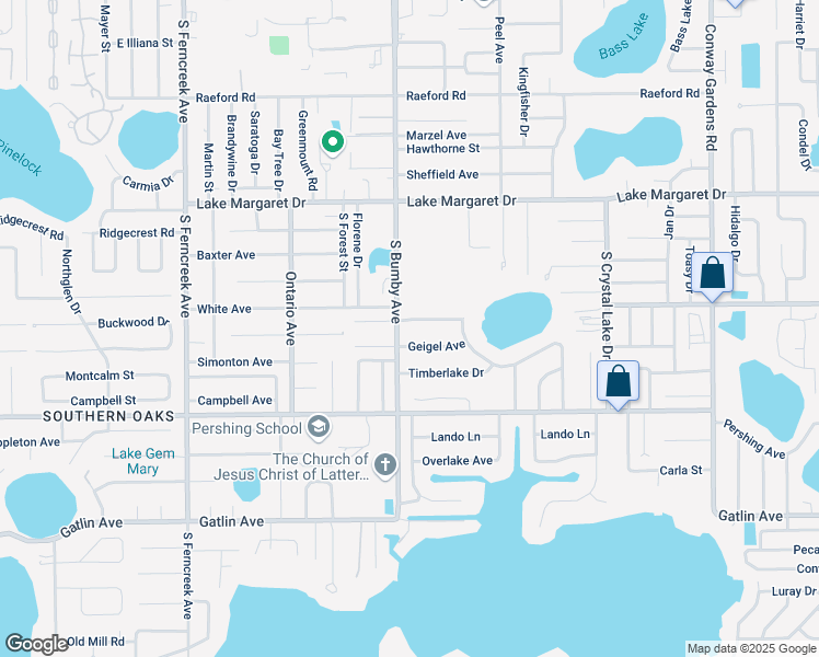 map of restaurants, bars, coffee shops, grocery stores, and more near 2408 Miscindy Place in Orlando