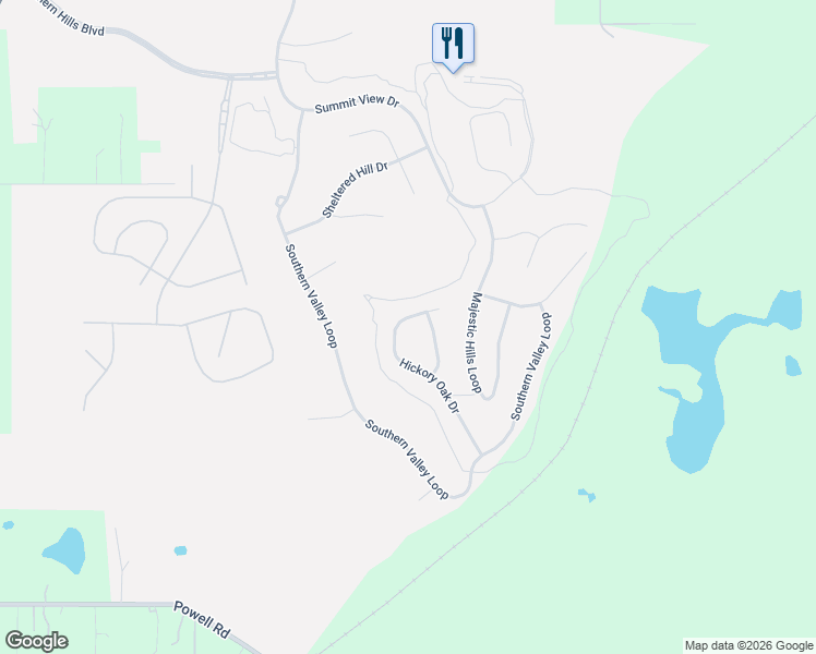 map of restaurants, bars, coffee shops, grocery stores, and more near 4880 Hickory Oak Drive in Brooksville