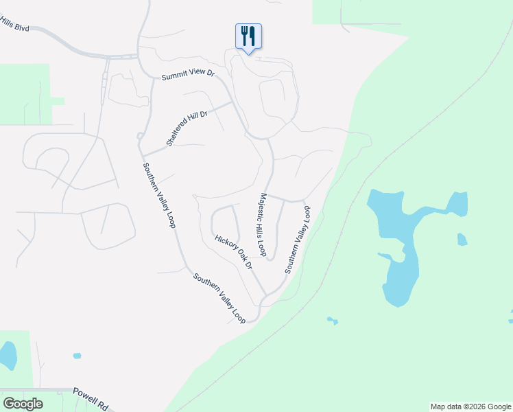 map of restaurants, bars, coffee shops, grocery stores, and more near 4850 Majestic Hills Loop in Brooksville