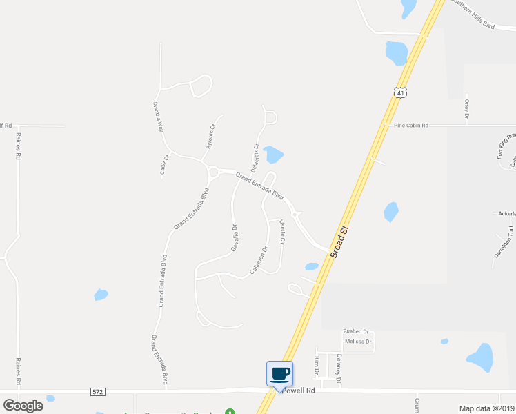 map of restaurants, bars, coffee shops, grocery stores, and more near 5031 Caliquen Drive in Brooksville