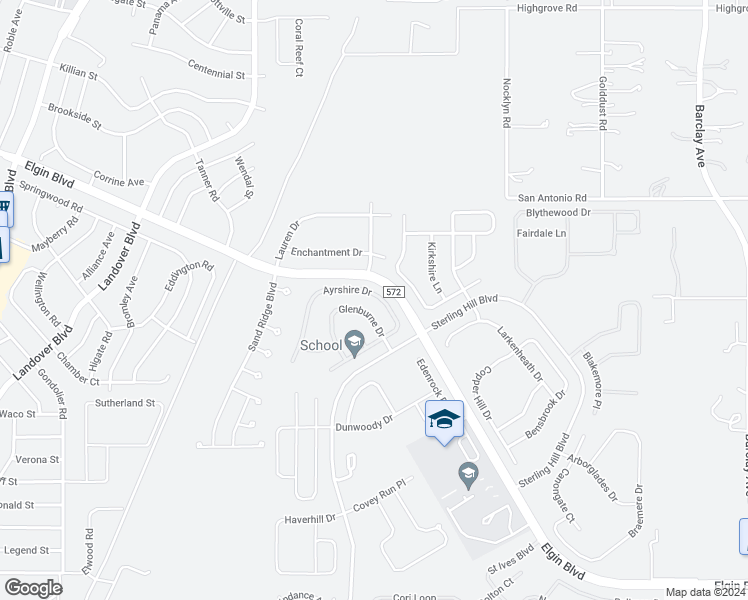 map of restaurants, bars, coffee shops, grocery stores, and more near 5188 Ayrshire Drive in Spring Hill