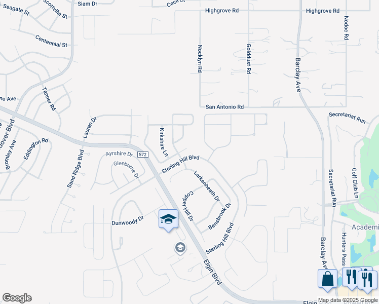 map of restaurants, bars, coffee shops, grocery stores, and more near 14092 Autumnwind Court in Spring Hill
