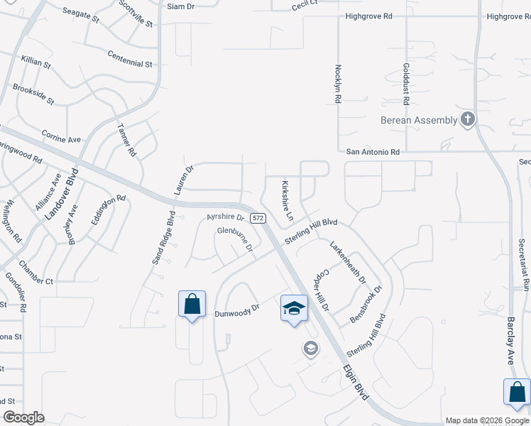 map of restaurants, bars, coffee shops, grocery stores, and more near 5391 Greystone Drive in Spring Hill