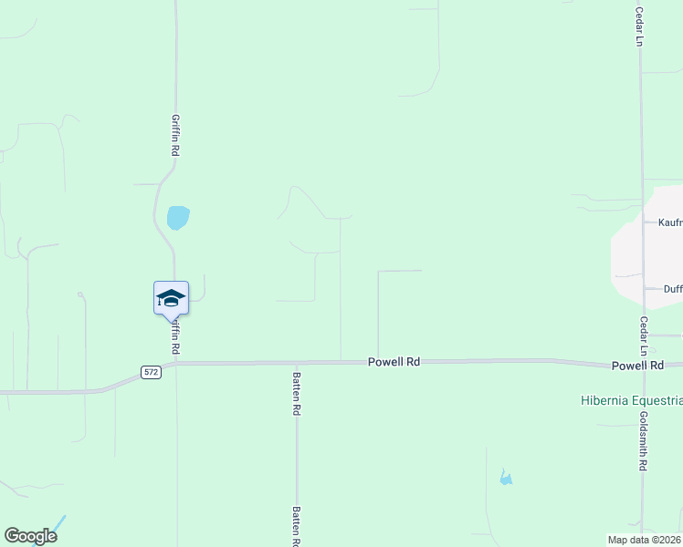 map of restaurants, bars, coffee shops, grocery stores, and more near 23183 Powell Road in Brooksville