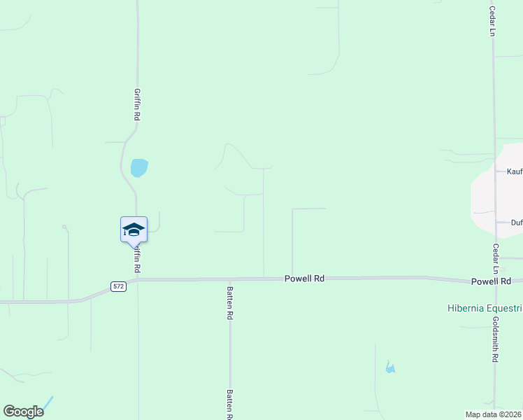 map of restaurants, bars, coffee shops, grocery stores, and more near 23183 Powell Road in Brooksville