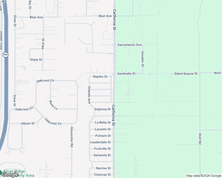 map of restaurants, bars, coffee shops, grocery stores, and more near Miami Street in Spring Hill