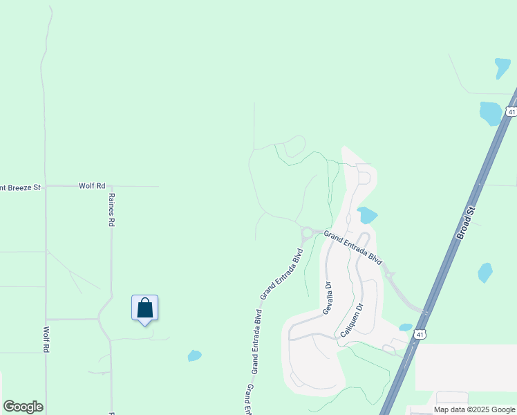 map of restaurants, bars, coffee shops, grocery stores, and more near 5115 Diantha Way in Brooksville