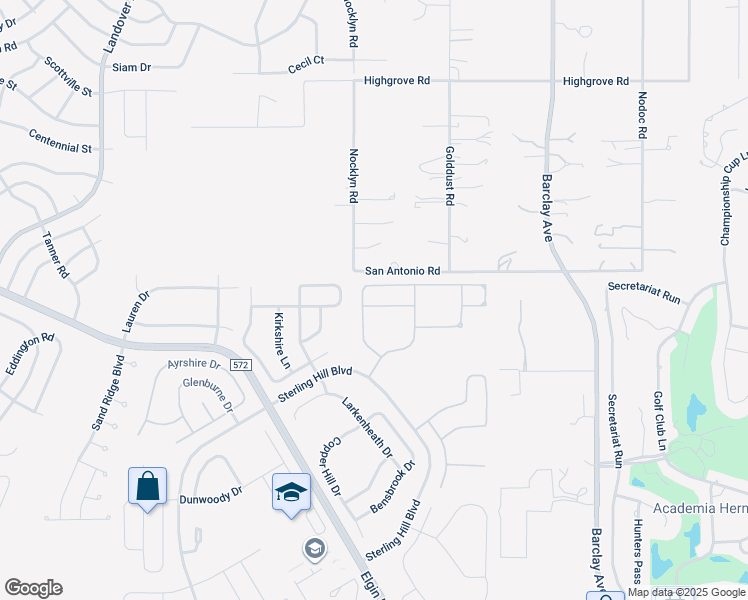 map of restaurants, bars, coffee shops, grocery stores, and more near 13531 Fairdale Lane in Spring Hill