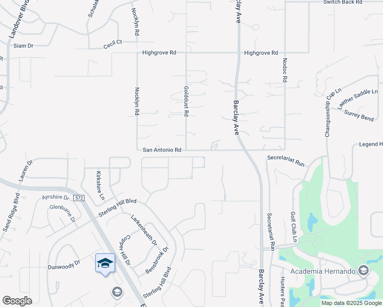 map of restaurants, bars, coffee shops, grocery stores, and more near 13759 Blythewood Drive in Spring Hill