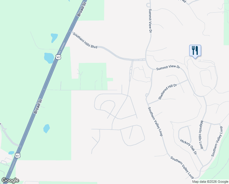 map of restaurants, bars, coffee shops, grocery stores, and more near 19689 Fort King Run in Brooksville